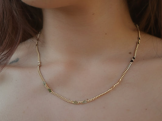 Esther 414 Heart Chain Necklace