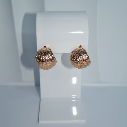 Golden Shell Studs