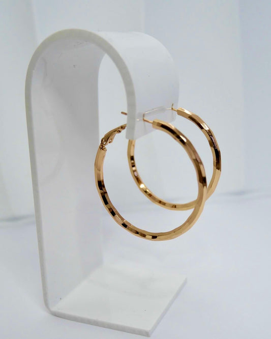 Grace in Gold Hoops